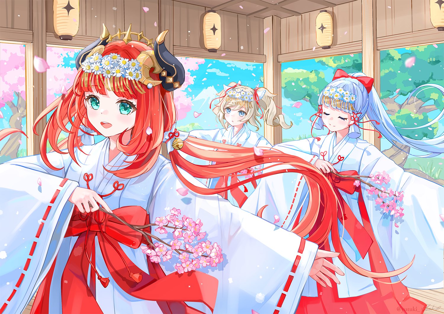 神里绫华,妮露,芭芭拉